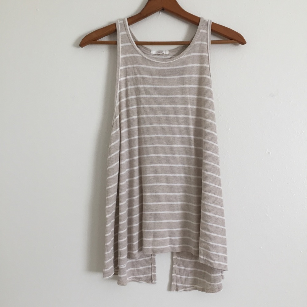 Cherish Open Back Swing Tank Top Medium